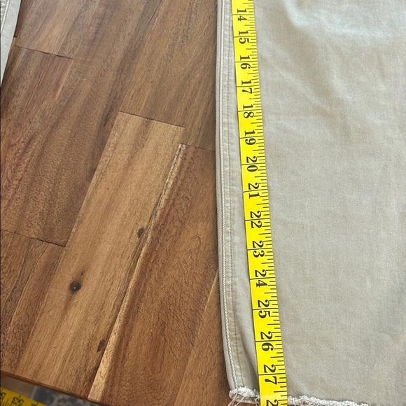 Kut from the Kloth Beige Frayed Hem Jeans - Picture 10 of 12